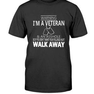 Warning I'm a Veteran Graphic T-Shirt